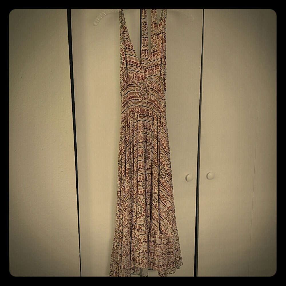 Hippie Boho Halter Dress by American Rag
