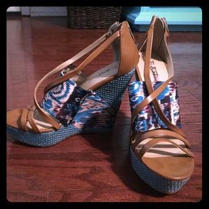 JustFab wedges