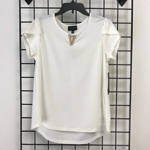 Women's AUW White Blouse