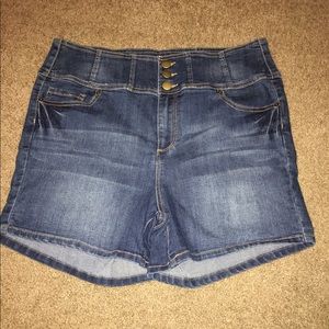High waisted shorts