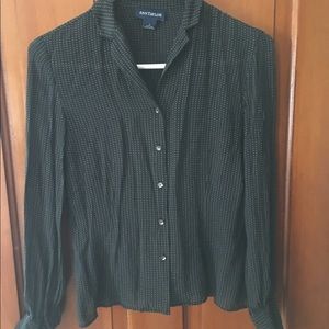 Classy Ann Taylor Silk Blouse