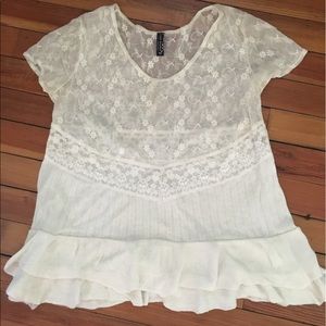 Free People Lace Top