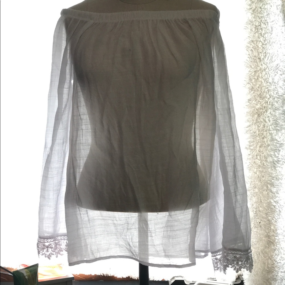 Ultra Flirt bell sleeve top