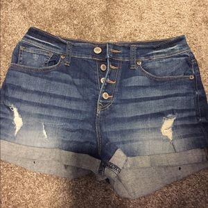 Express jean shorts