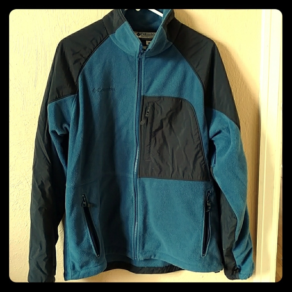 Columbia mens fleece sweatshirt, size Large