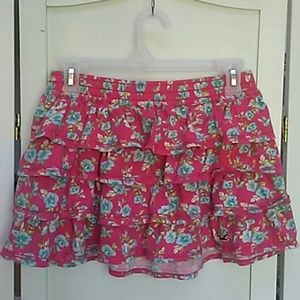 Hollister Pink Floral Skirt