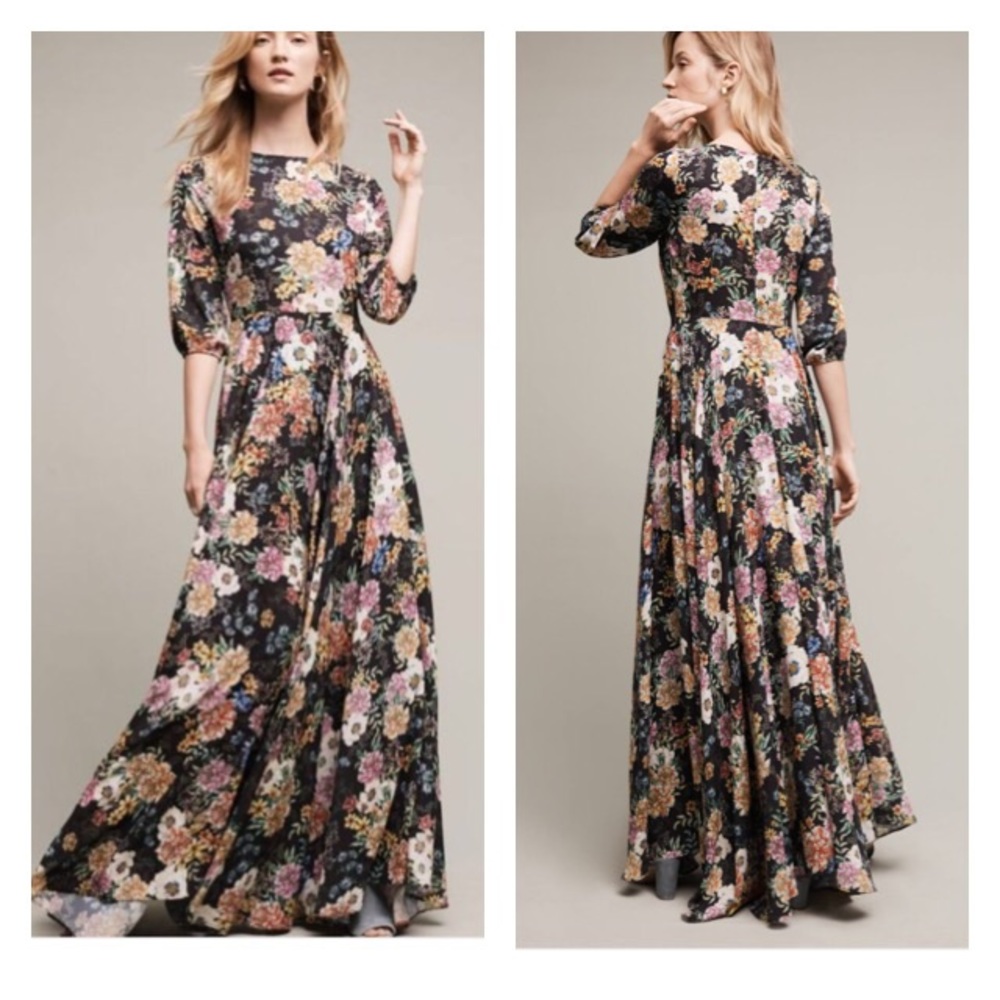 🚫SOLD NWT Anthropologie Garden Grown Maxi sz M