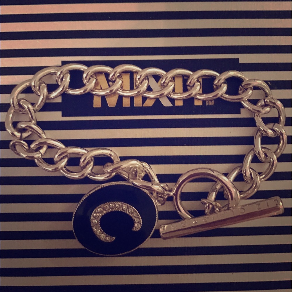 Silver C Monogram bracelet