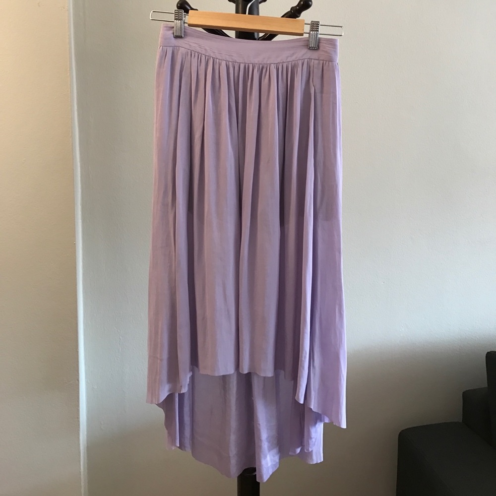 Aritzia flowy summer skirt in lavender