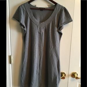 Banana Republic gray t-shirt dress