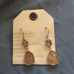 Anthropologie stone earrings! Beautiful
