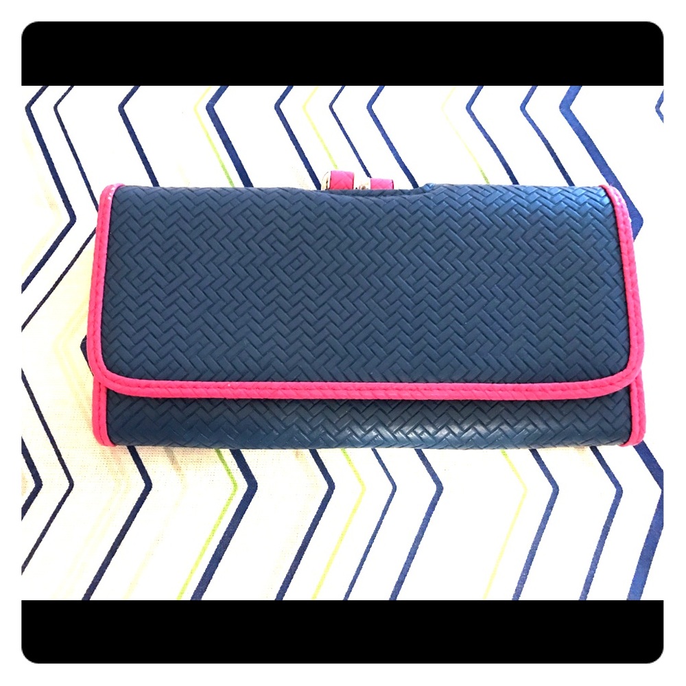 Blue and Pink Wallet
