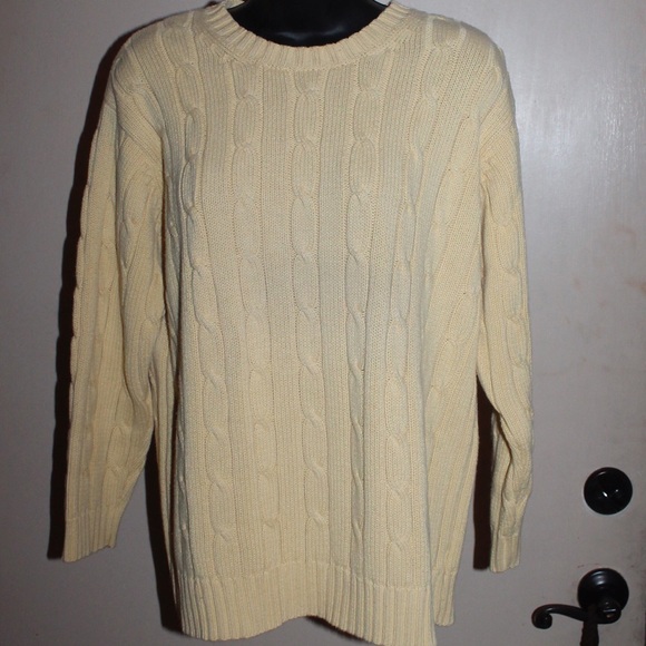 SOLD Vintage LAUREN Ralph Lauren cable knit - Picture 2 of 8