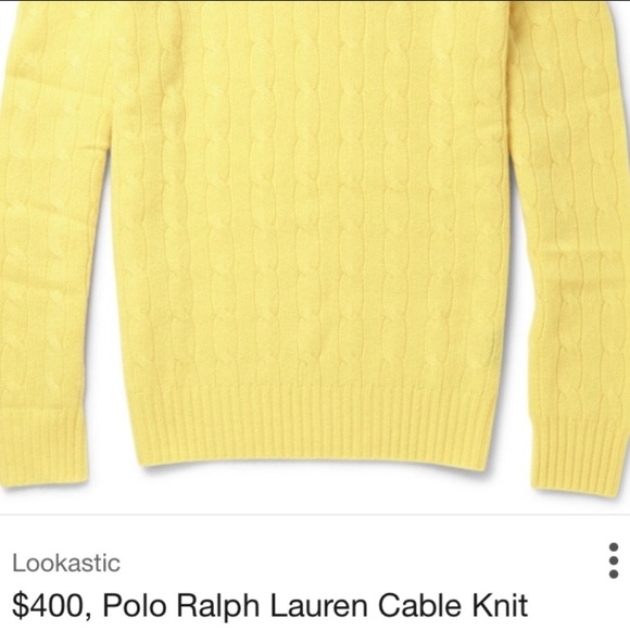 SOLD Vintage LAUREN Ralph Lauren cable knit - Picture 8 of 8