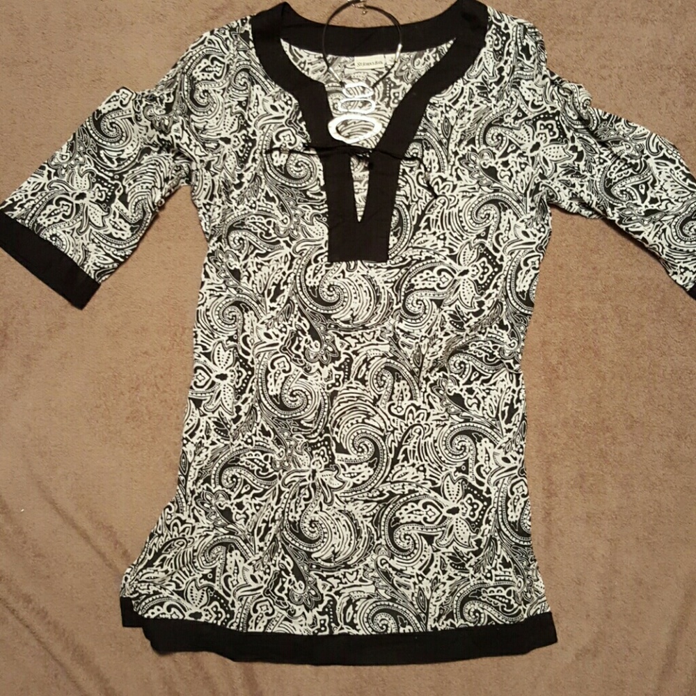 Paisley print dress