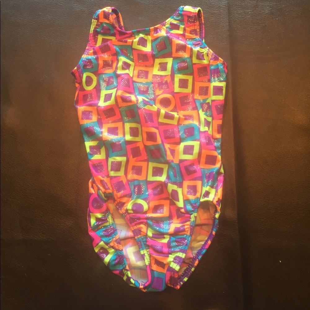 ❤️Shinny colorful leotard
