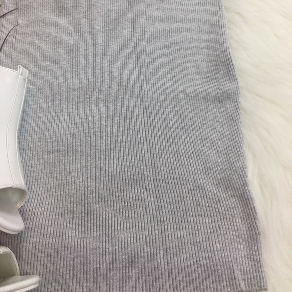 Ribbed Knit Mini Skirt - Picture 2 of 2