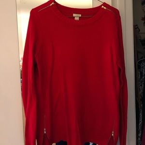 Red Jcrew Sweater