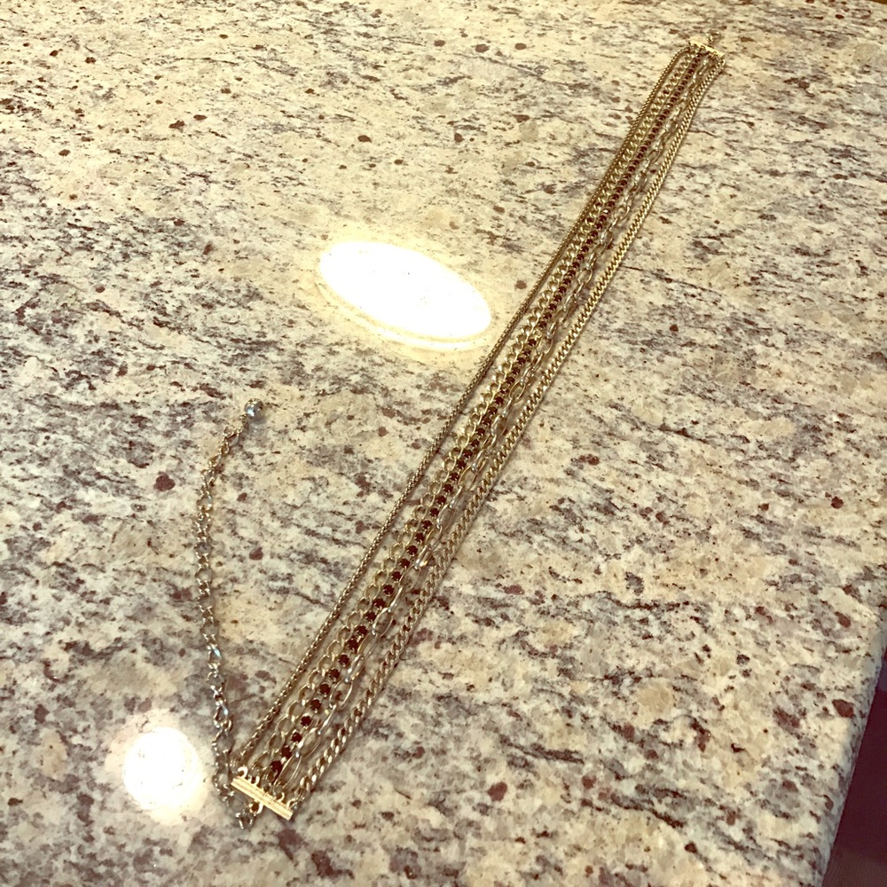 Gold chain belt