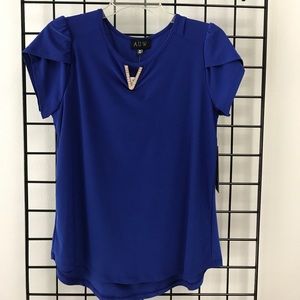 Women's AUW Bright Blue Blouse