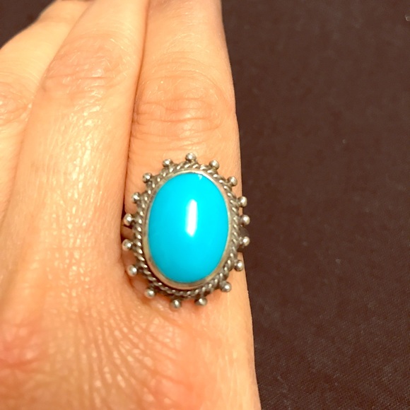 Vintage Sterling silver and turquoise ring.