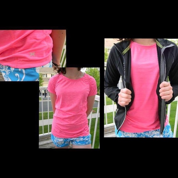 M hot pink Xersion PerformanceWe Juniors Shirt - Picture 1 of 1