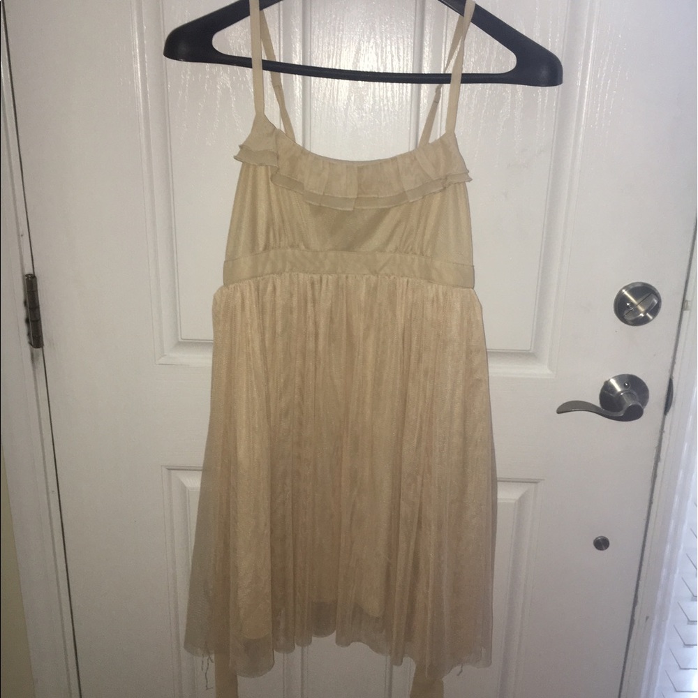 Champagne summer party dress