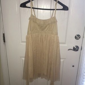 Champagne summer party dress