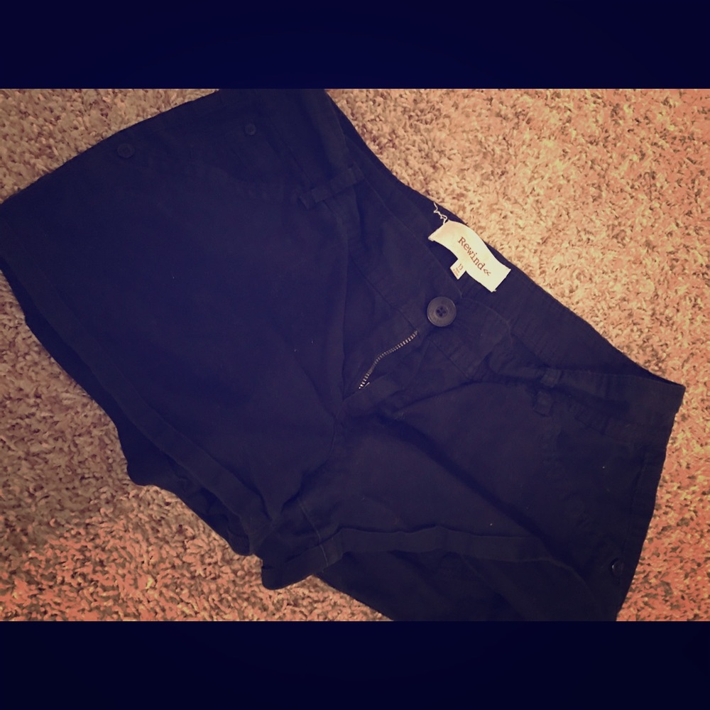 Black shorts
