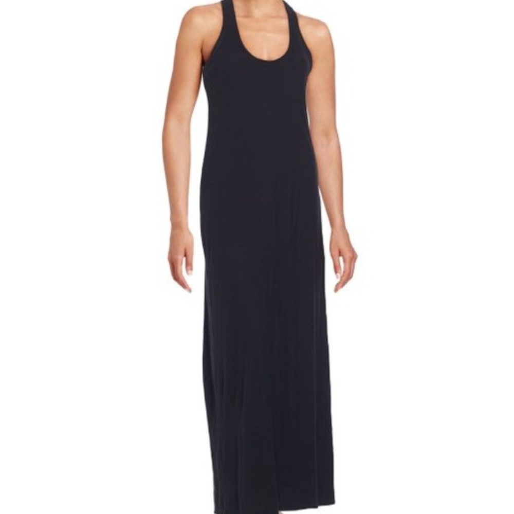 James Perse cotton racerback maxi dress