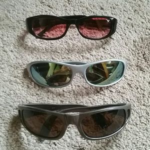 3 pairs of cool looking sunglasses