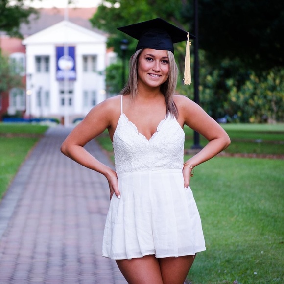 White strappy romper✨SOLD✨ - Picture 4 of 4