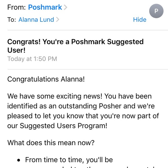 🎉I'M A SUGGESTED USER! 😍😭💕 - Picture 2 of 2