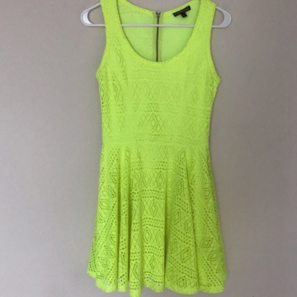Express Neon fit and Flare