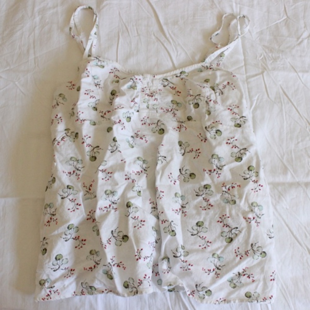 Anthropologie Linen tank camisole