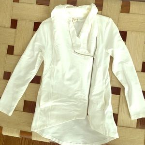 Athletic style zipper up jacket