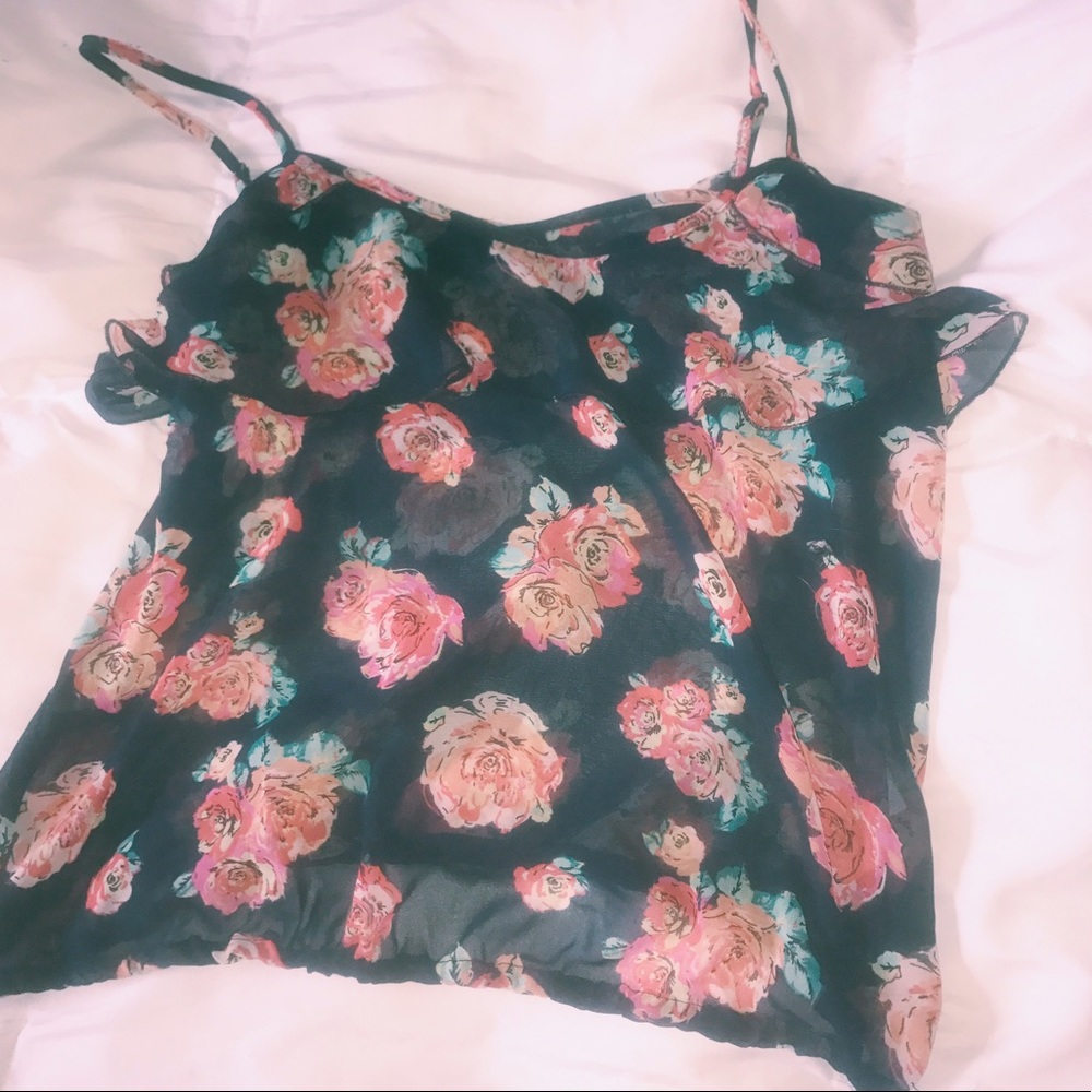 Floral tank top