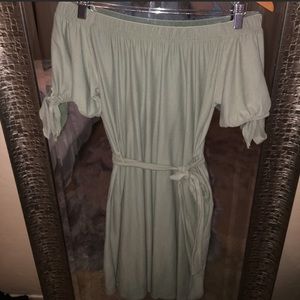 NWOT Off the shoulder soft to the touch dress