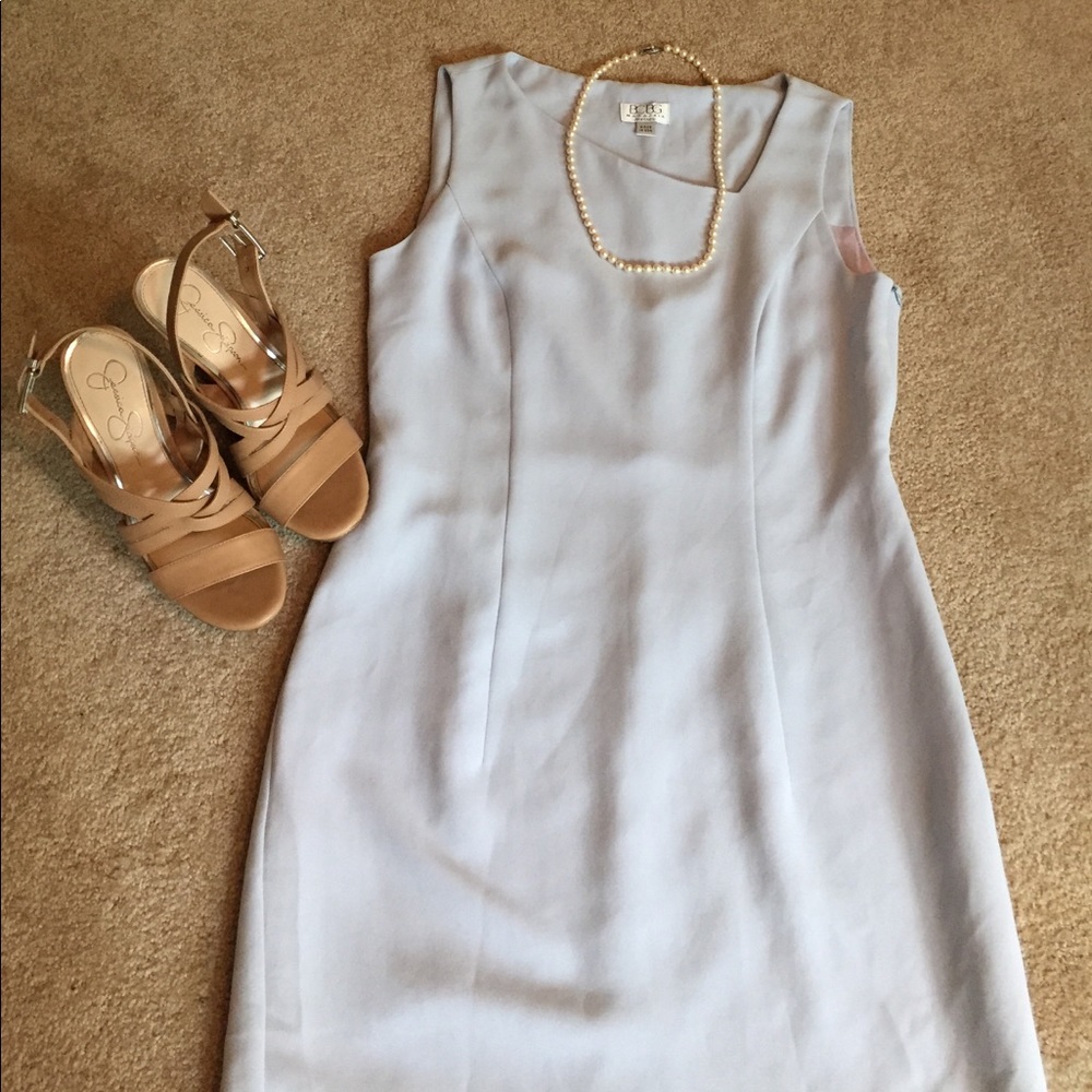 BCBGMAXAZRIA classic baby blue dress