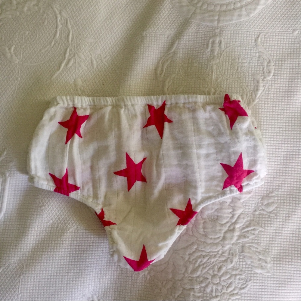 Aden and Anais ruffle bloomers/ diaper cover