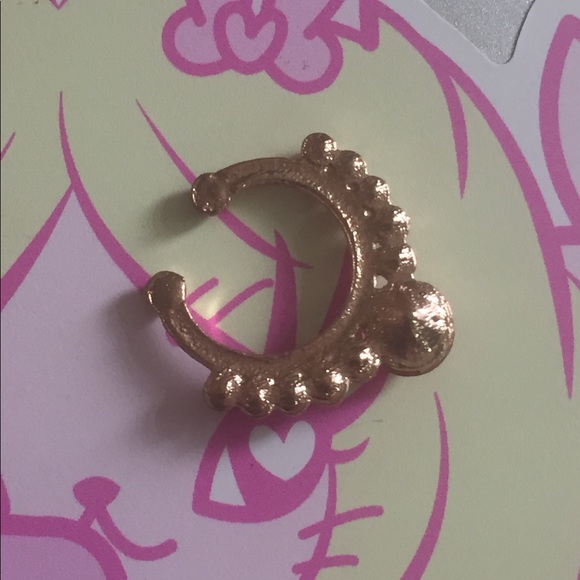 Pink Faux Septum Ring - Picture 4 of 4