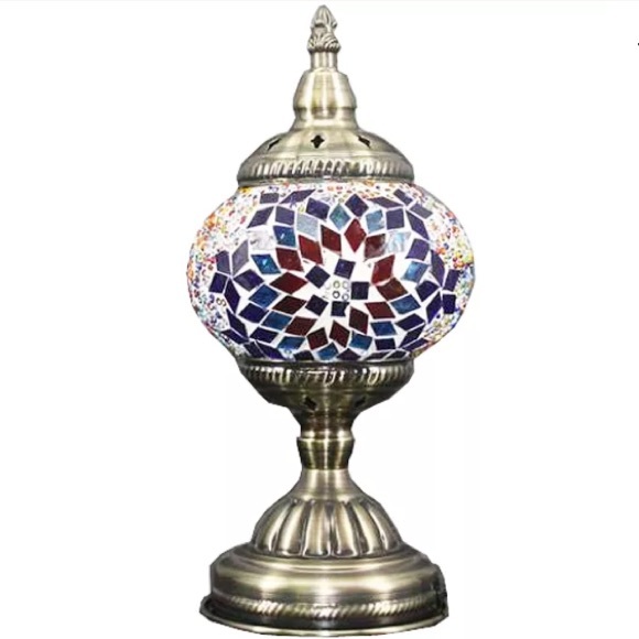 Jewelry - LIMITED TIME!VINTAGE Turkish Glass Mosaic Lamp 1