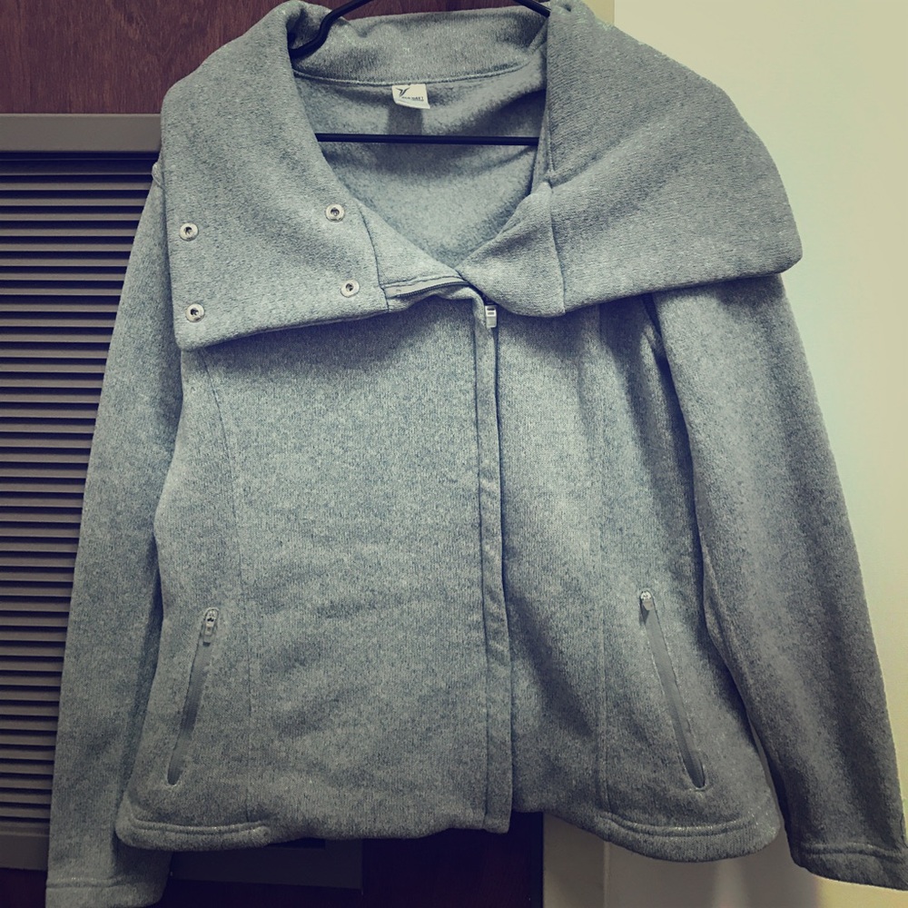 Zip-up jacket with fleece lining- Old Navy