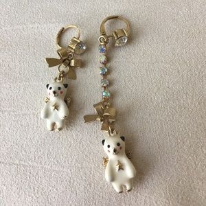 Betsey Johnson Bear Earrings