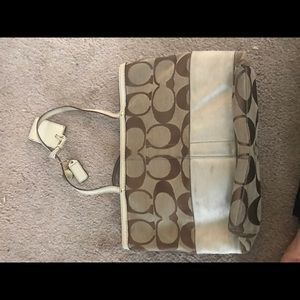 Large Coach tote