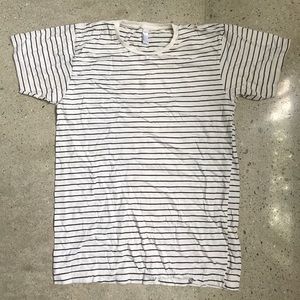 American Apparel Size Small Striped T Shirt