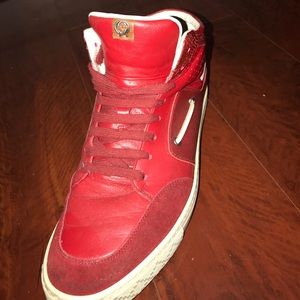Authentic Red Gucci high tops