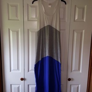 Chevron maxi dress