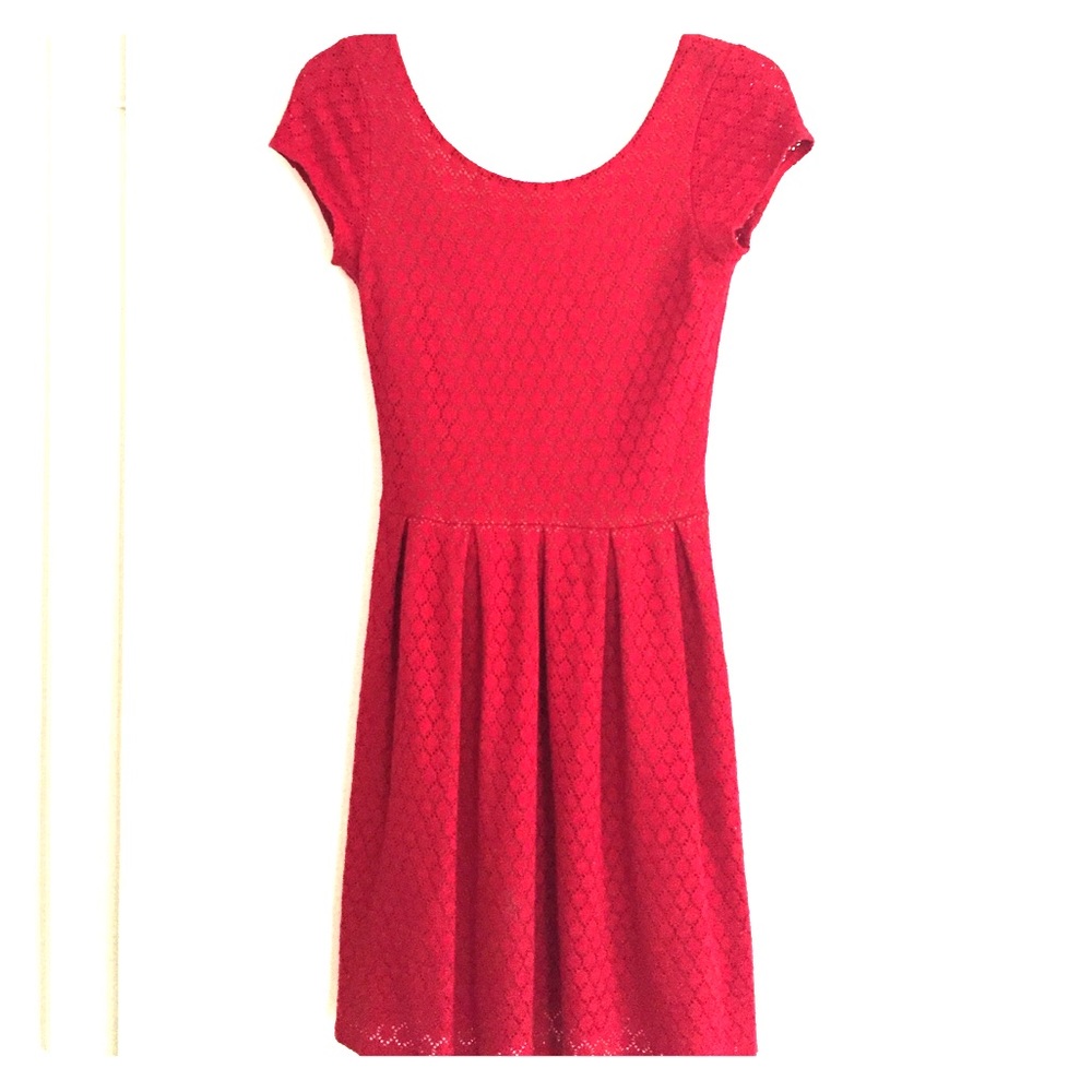 Mini Red Skater/Fit n Flare Dress