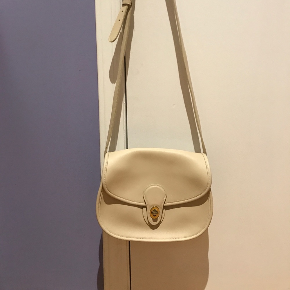 Off white Coach cross body Bag